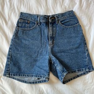 Vintage L.L.Bean High-Rise Denim Shorts